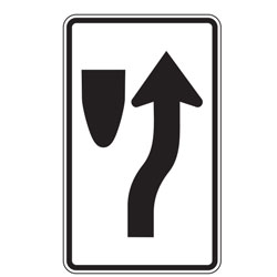 Keep Right (Symbol) Alternate Sign