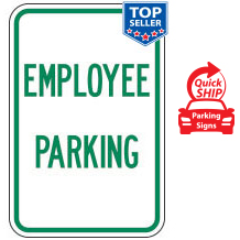 Employee Parking Sign