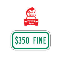 $350 Fine Supplemental Plaque (Green)