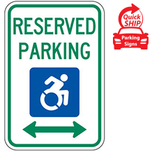 (New York State Spec) Active Handicap Parking Sign