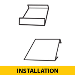 3M Guardrail Brackets {BOX of 150} for Series 344/346 Linear Delineation System Panels