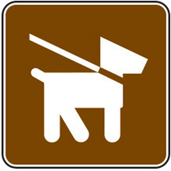 Pets on Leash Sign