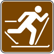 Cross Country Skiing Sign