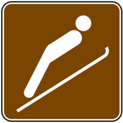 Ski Jumping Sign