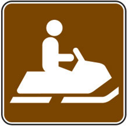 Snowmobiling Sign