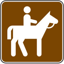 Horse Trail Sign