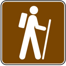 Hiking Trail Sign