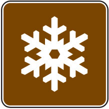 Winter Recreational Area Sign