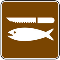 Fish Cleaning Sign