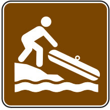 Hand Launch/Small Boat Launch Sign
