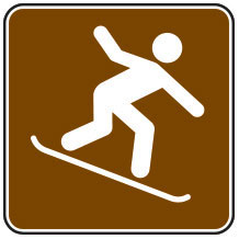 Snowboarding Sign