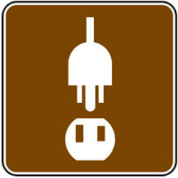 Electric Hookup Sign