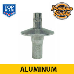 Aluminum Flush | Tapered Head Long Shank Drive Rivet [Pack/100]