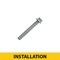 Surface Mount Anchor Screws for Concrete