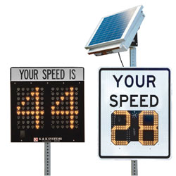 Speed Monitor Radar Signs