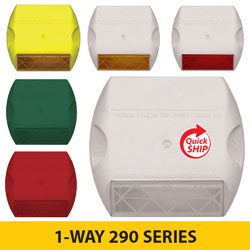 1 WAY 290 SERIES 3M Raised Pavement Markers [100/BOX]