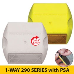 1 WAY 290 SERIES with PSA 3M Raised Pavement Markers [100/BOX]