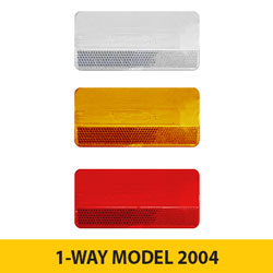 1 WAY Model 2002 Series Rayolite Snow Plowable Pavement Markers [100/BOX]