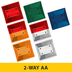 2 WAY Model AA Series Rayolite Raised Pavement Markers [50/BOX]