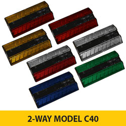 2 WAY Model C40 Series Stimsonite Snow Plowable Pavement Markers [100/BOX]