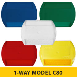 1 WAY Model C80 Series Stimsonite Raised Pavement Markers [100/BOX]