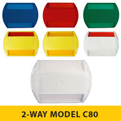 2 WAY Model C80 Series Stimsonite Raised Pavement Markers [100/BOX]