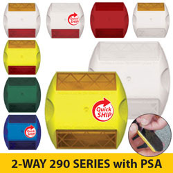 2 WAY 290 SERIES with PSA 3M Raised Pavement Markers [100/BOX]