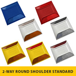 2 WAY Round Shoulder Standard Series Rayolite Raised Pavement Markers [50/BOX]