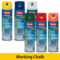 Krylon Quik Mark Inverted Tip Marking Chalk {12/BOX}