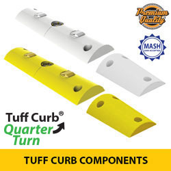 Quarter Turn Tuff Curb Lane Separator & End Cap