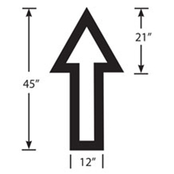 Stainless Steel Arrows planner stencil / Filofax Stencil