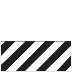 Barricade Stripe Polyvinyl Stencils