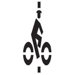 Bicycle Loop Polyvinyl Symbol Stencils