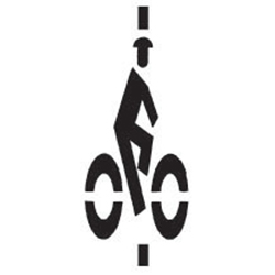 Bicycle Loop Polyvinyl Symbol Stencils