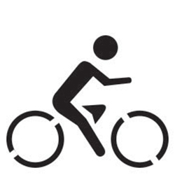 Biking Awareness Polyvinyl Symbol Stencils