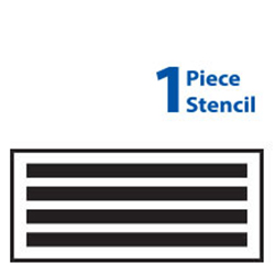 Sewer Grate Polyvinyl Stencils