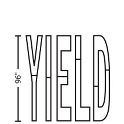 YIELD | 3M™ Stamark™ Pre Cut Pavement Marking Legend