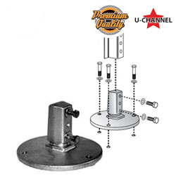 U Channel Snap'n Safe Surface Mount Breakaway System