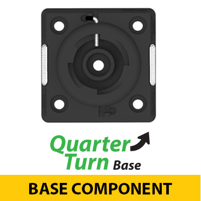 Quarter Turn Black Base
