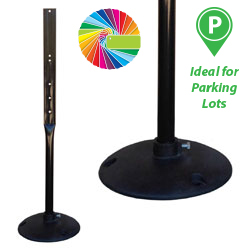 GP4 Cast Iron Pedestal Base and Sign Post Kit