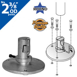 Round Post Snap'n Safe Surface Mount Breakaway System