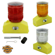 Premium Type D Solar Warning Light Airport Use