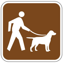 Dog Walk Sign
