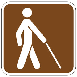 Low Vision Access Sign