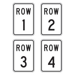 Row Number Sign