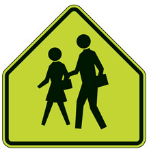 FYG School Crossing (Symbol) Signs