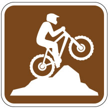 Mountain Biking Sign