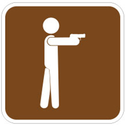 Pistol Shooting Sign