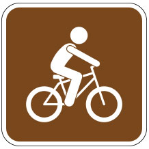 Bicycle Trail Sign