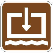 Floating Dump Station/Restroom Sign